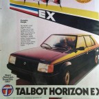 Talbot Horizon Werbung